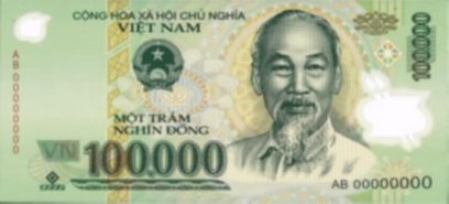 100,000 dong banknote, 5 zeros